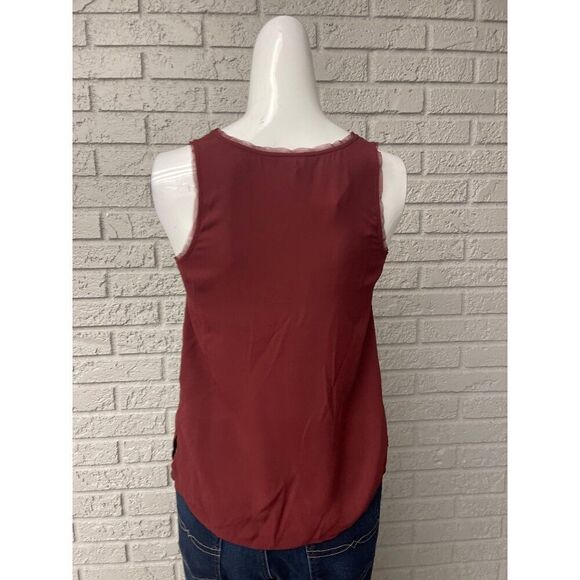 NWT Women Express Brown Sleeveless Cami Size XXS - Picture 2 of 8